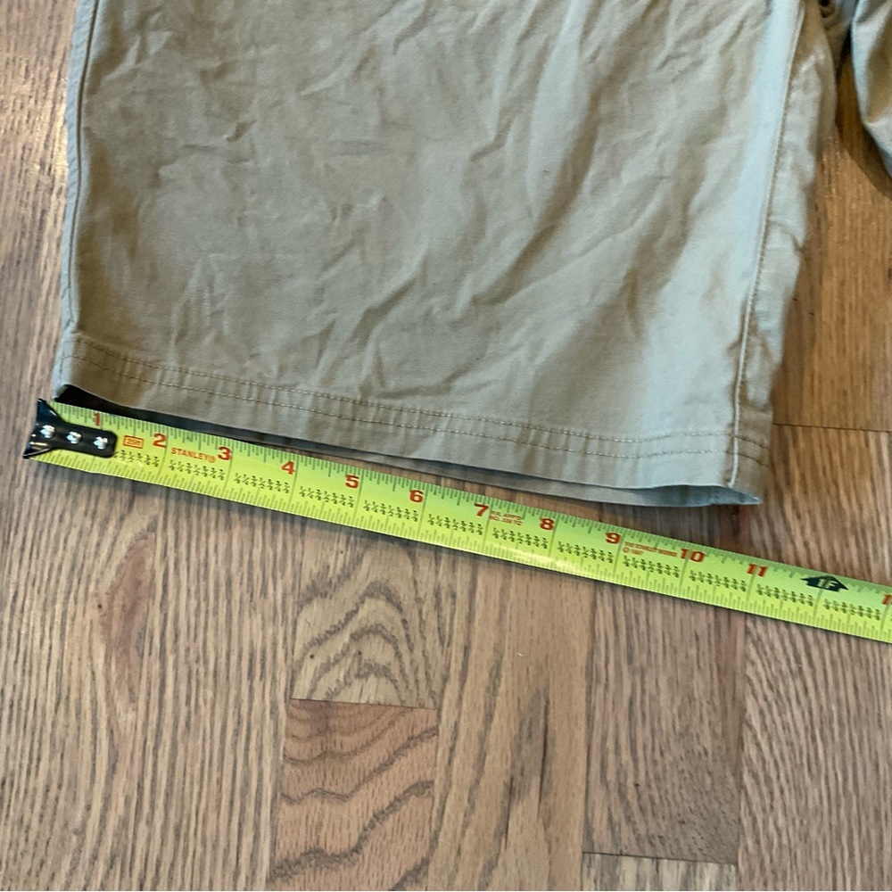 PRANA Breahe Chino Shorts Sz 38 Standard Fit Brown Stretch 9” Inseam Khaki Hike - Picture 4 of 13